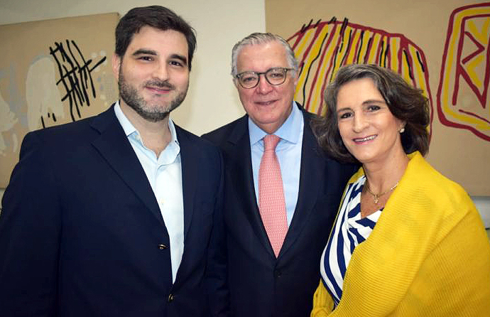 Leonardo de Mello Alvarenga, Antonio Alvarenga e Cristina Baran-Foto Divulgacao