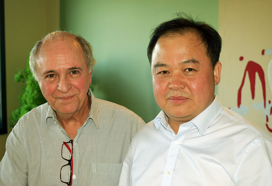 Vice pres SNA Helio Sirimarco e Chang Yuchun