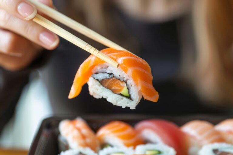 close-up-person-eating-sushi